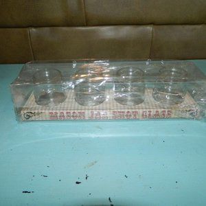 5/$25 Barbuzzo Mason Jar Shot Glasses Set of 4